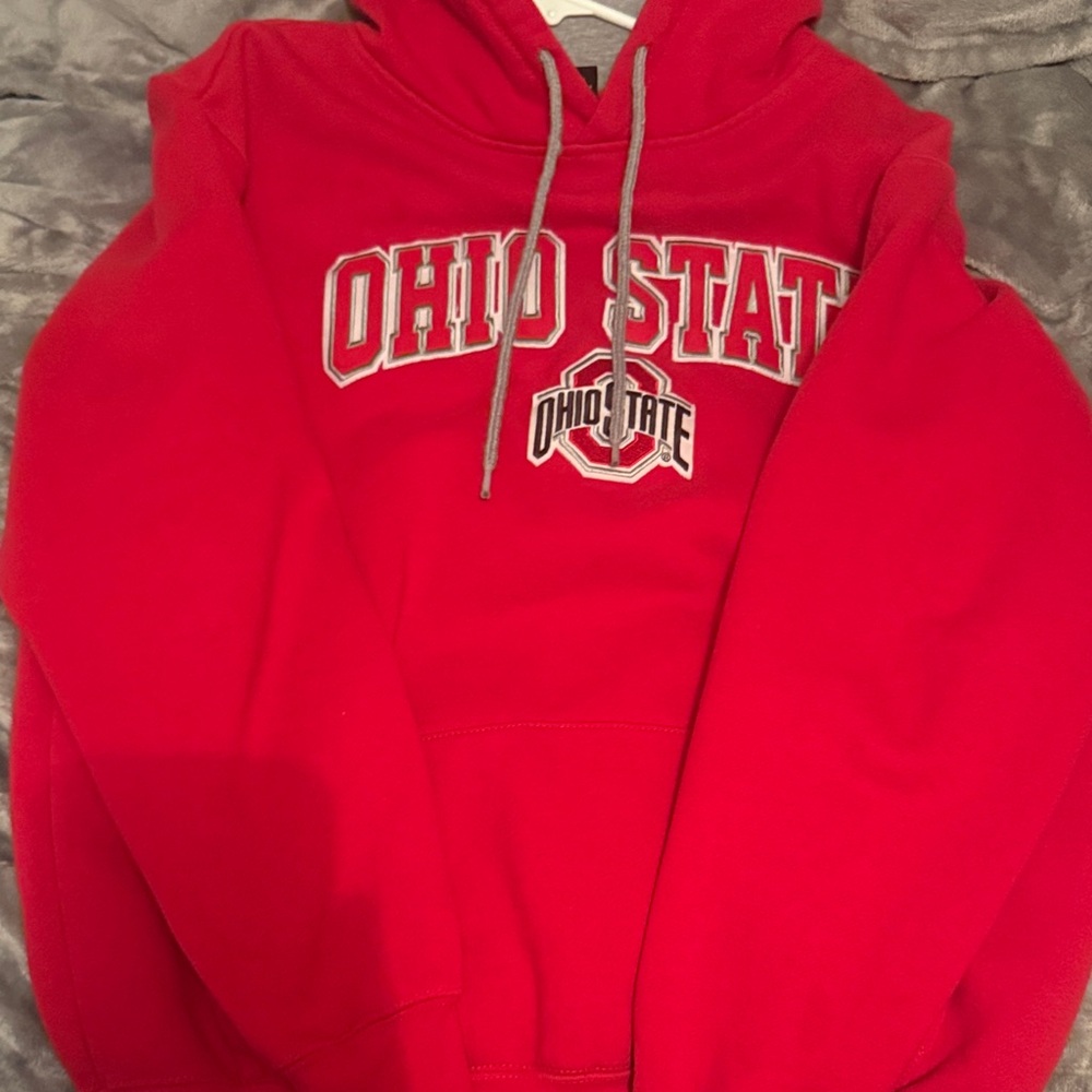 Unisex Ohio State Red Hoodie size medium